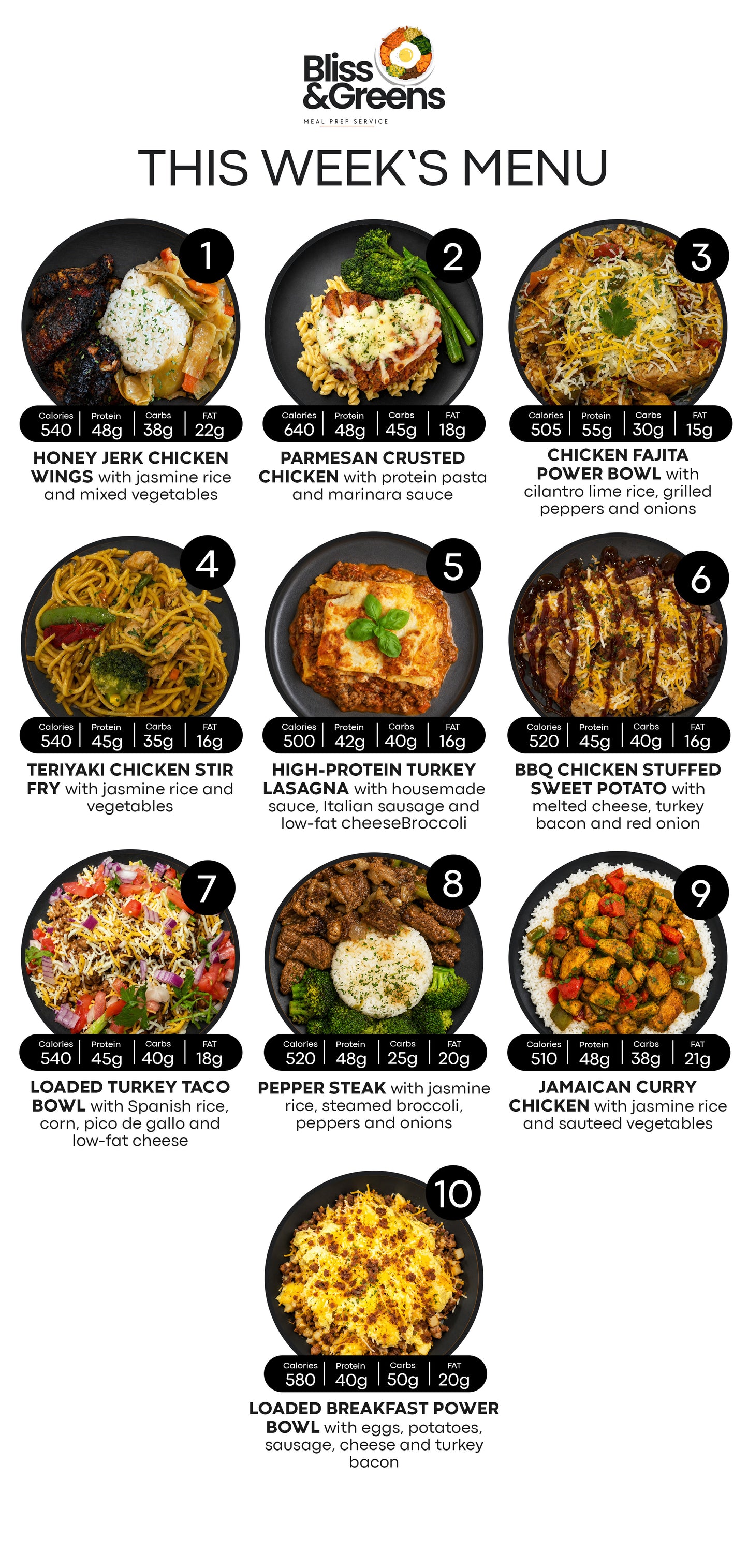 5 (+1 FREE) Meal Plan